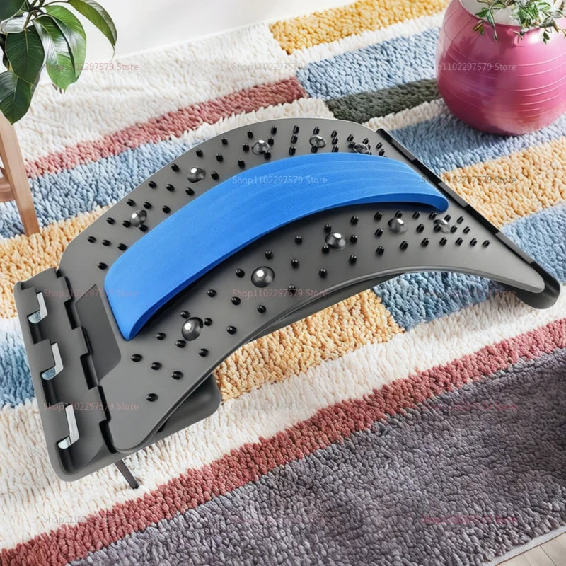 Lumbar Soothing Device | Lumbar Stretching Massager | Yoga Spine Correction | Back Massager | Stretch Lumbar Support | Spine Relaxation