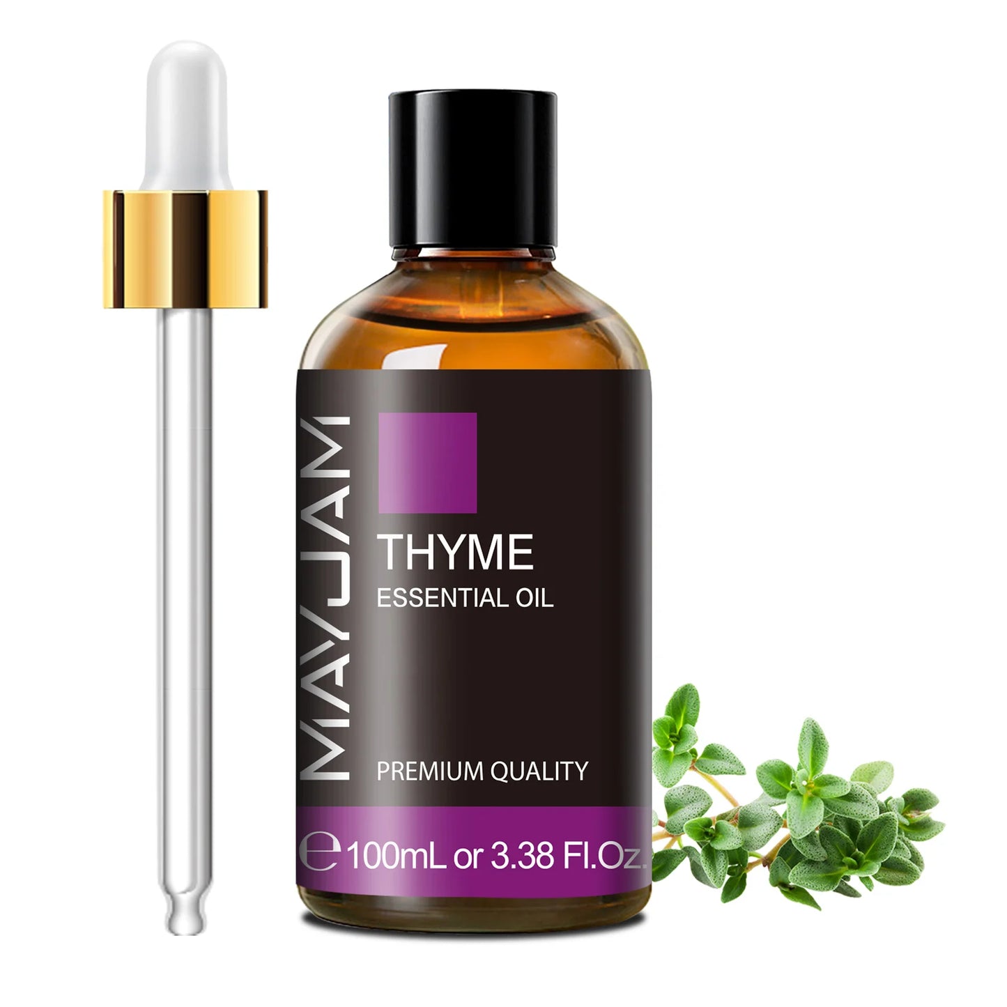 MAYJAM 100ml (3.38 FL OZ) | Pure Essential Oil with Glass Dropper | Aromatherapy Essential Oils