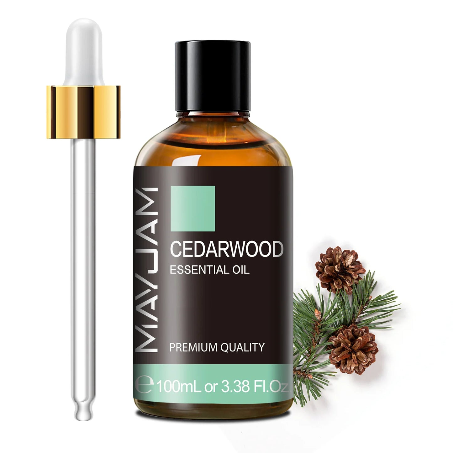 MAYJAM 100ml (3.38 FL OZ) | Pure Essential Oil with Glass Dropper | Aromatherapy Essential Oils