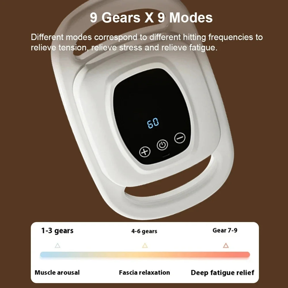 Six Heads Fascia Gun Massage | Deep Tissue | Muscle Relaxation | Body Neck Pain Relief | Cervical Spine Massager