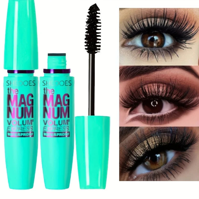 4D Black Mascara | Thickening | Lengthening | Curling | Waterproof | Liquid Fiber Mascara