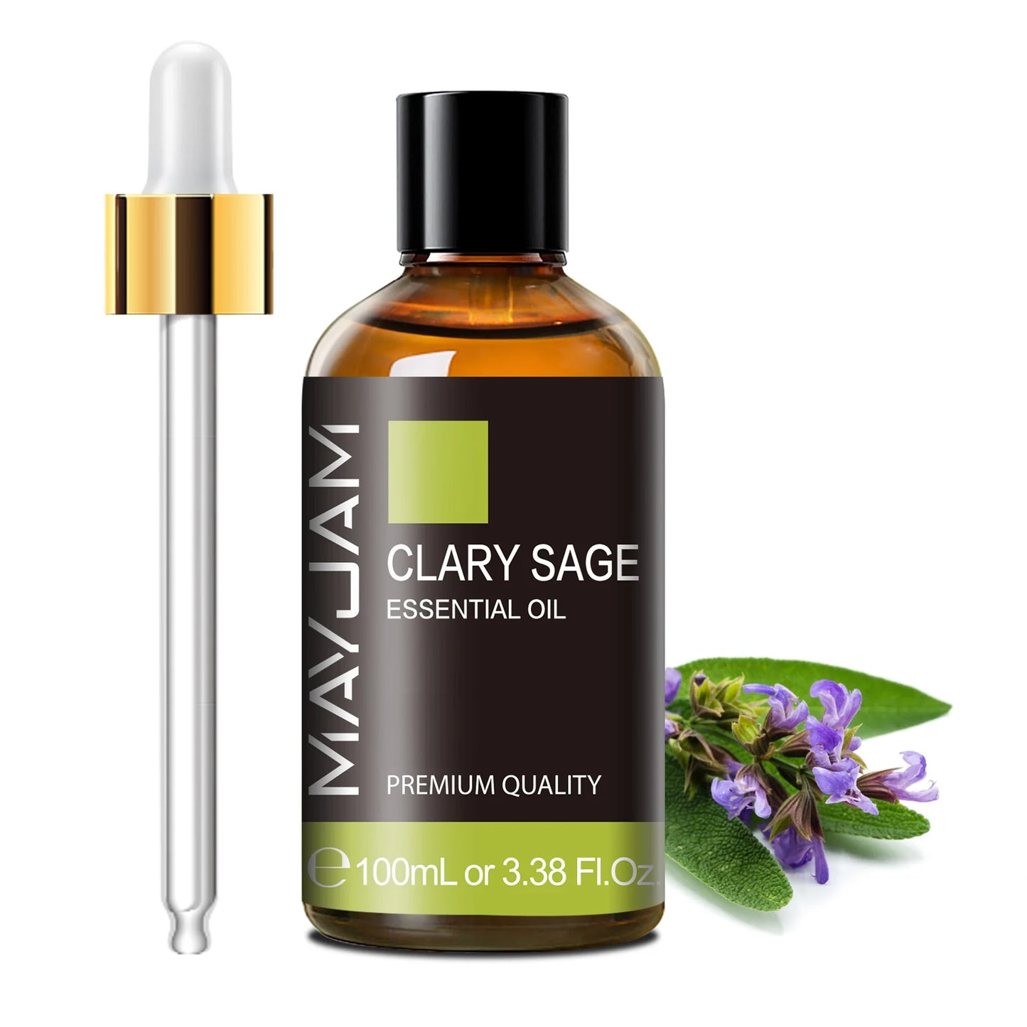 MAYJAM 100ml (3.38 FL OZ) | Pure Essential Oil with Glass Dropper | Aromatherapy Essential Oils