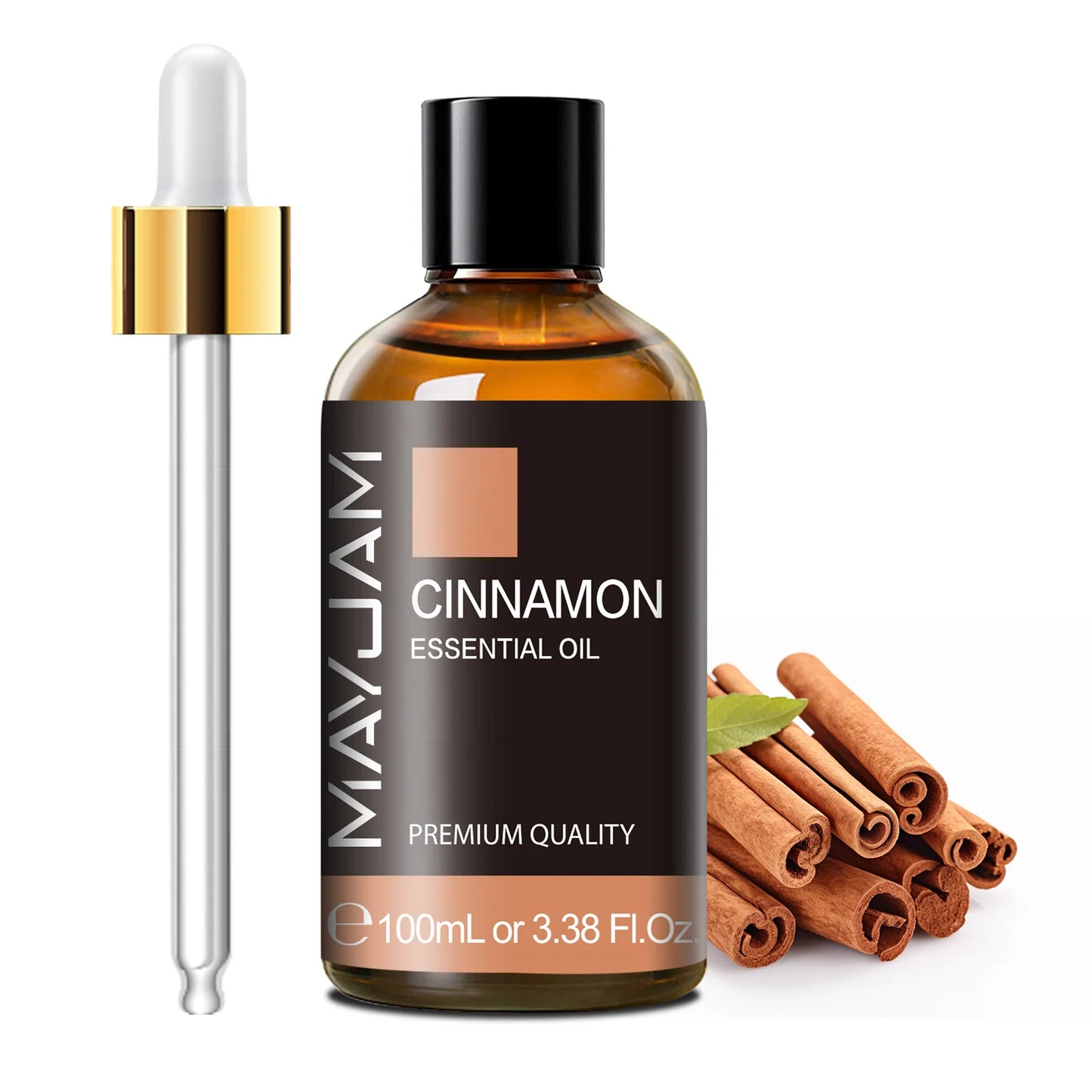 MAYJAM 100ml (3.38 FL OZ) | Pure Essential Oil with Glass Dropper | Aromatherapy Essential Oils