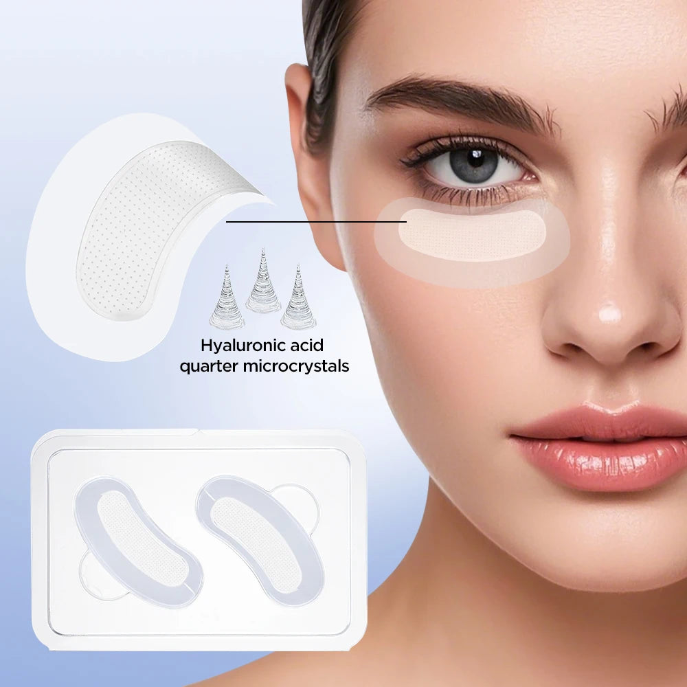 Microneedle Eye Patches Mask | Hyaluronic Acid | 1-10PCS | Anti Wrinkle Aging | Dark Circle Eyes Mask | Moisturizing