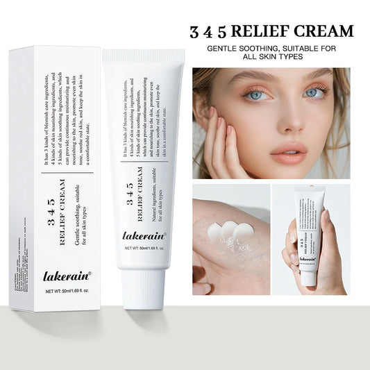 345 Relief Cream | Comprehensive Solution to Skin Problems | Anti-Sugar and Antioxidant Brightening Skin Improving Acne Marks