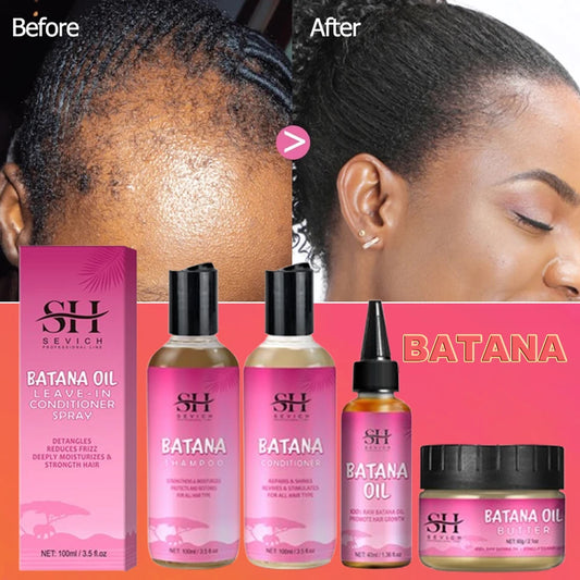 Batana Hair Growth Products | Anti Hair Loss | Traction Alopecia Treatment | Anti Hair Break