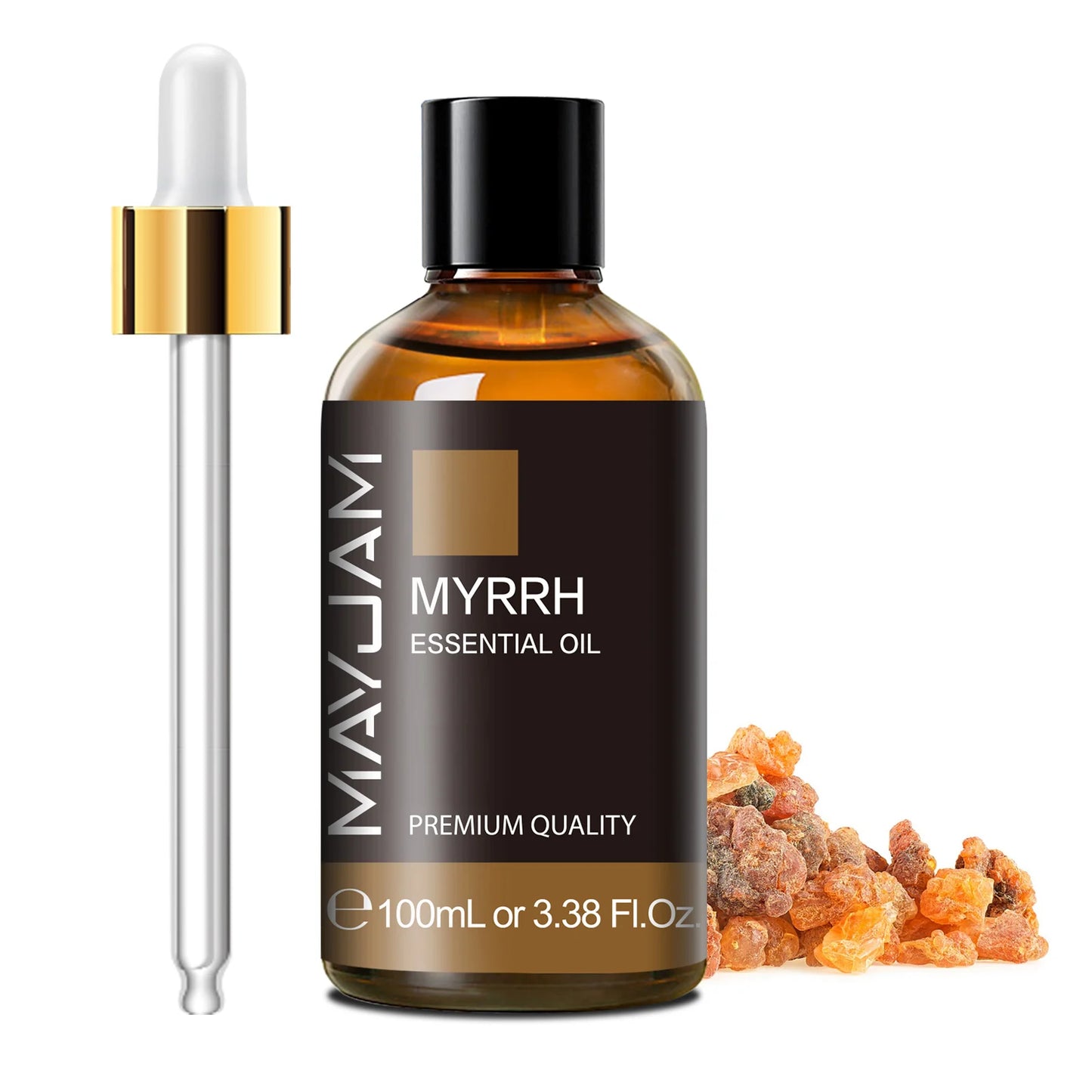 MAYJAM 100ml (3.38 FL OZ) | Pure Essential Oil with Glass Dropper | Aromatherapy Essential Oils