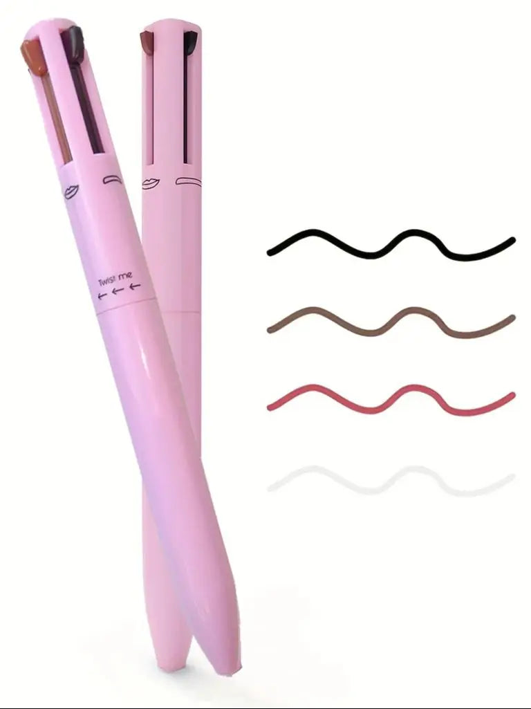4-in-1 Multi-Functional Lip Liner, Eyeliner and Eyebrow Pencil