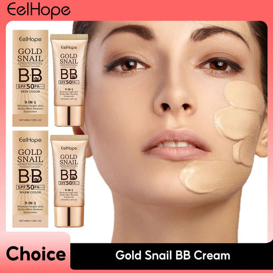 Gold Snail Sunscreen BB Cream SPF 50 | Face Concealer | Long-Lasting | Makeup