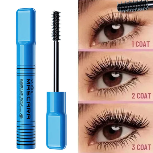 5D Waterproof Mascara | Lengthening Eyelashes | Make-up |Waterproof | Black | Silk Fiber Mascara
