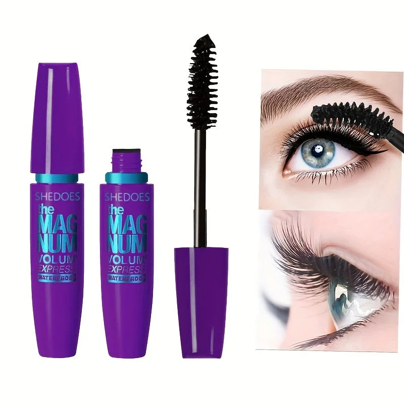 4D Black Mascara | Thickening | Lengthening | Curling | Waterproof | Liquid Fiber Mascara