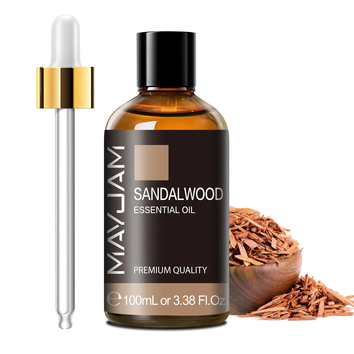 MAYJAM 100ml (3.38 FL OZ) | Pure Essential Oil with Glass Dropper | Aromatherapy Essential Oils