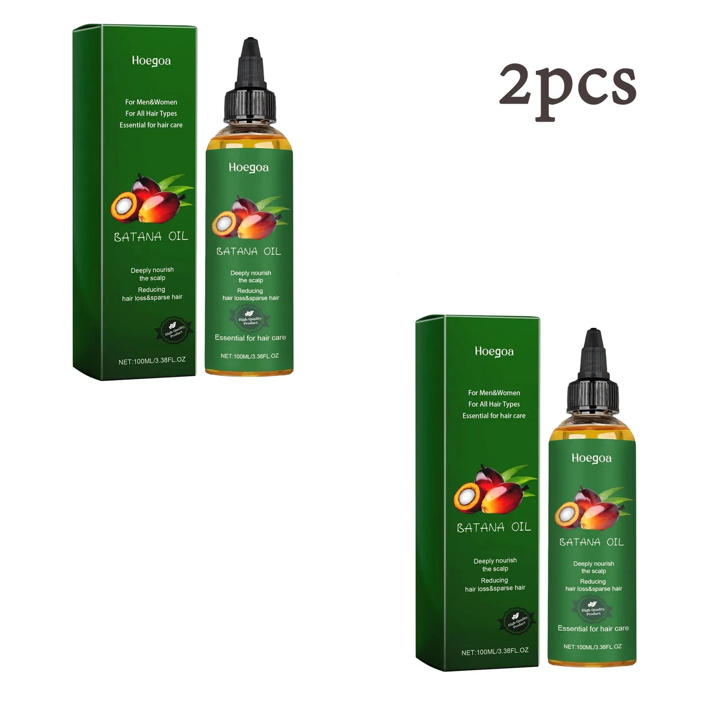 Batana Oil | Hair Strengthen Repair | Split Ends Damage | Increase Hair Thickness and Smoothness | Dense Hair Essential Oil