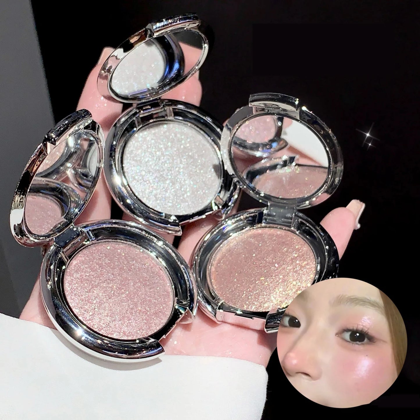 Shakinuo Diamond Palette | Highlighter | Eyeshadow | Waterproof | High Gloss |  Makeup