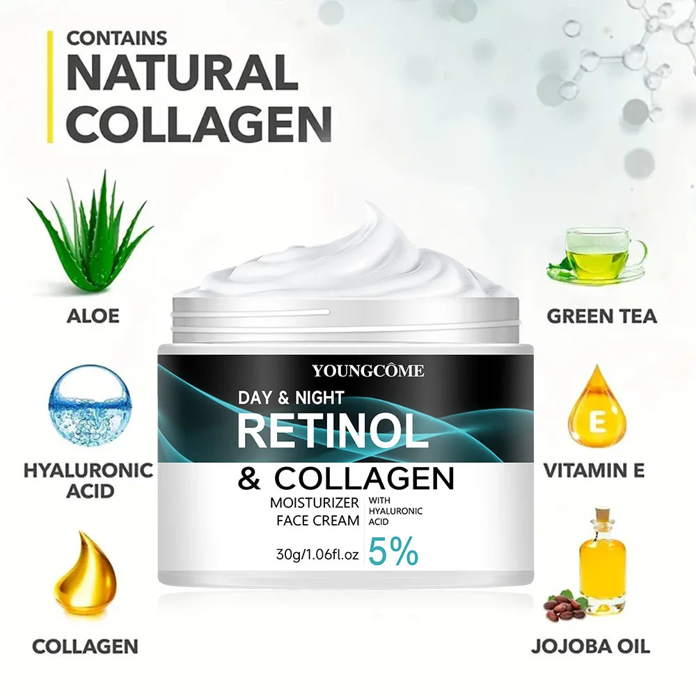 YOUNGCOME Retinol Cream | Promotes Skin Elasticity And Luster, Nourishing And Locking Moisture To Improve Skin Texture