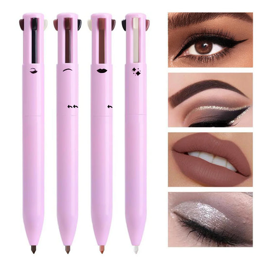 4-in-1 Multi-Functional Lip Liner, Eyeliner and Eyebrow Pencil