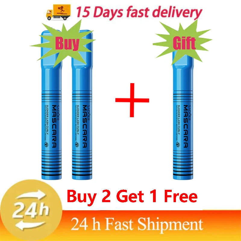 5D Waterproof Mascara | Lengthening Eyelashes | Make-up |Waterproof | Black | Silk Fiber Mascara