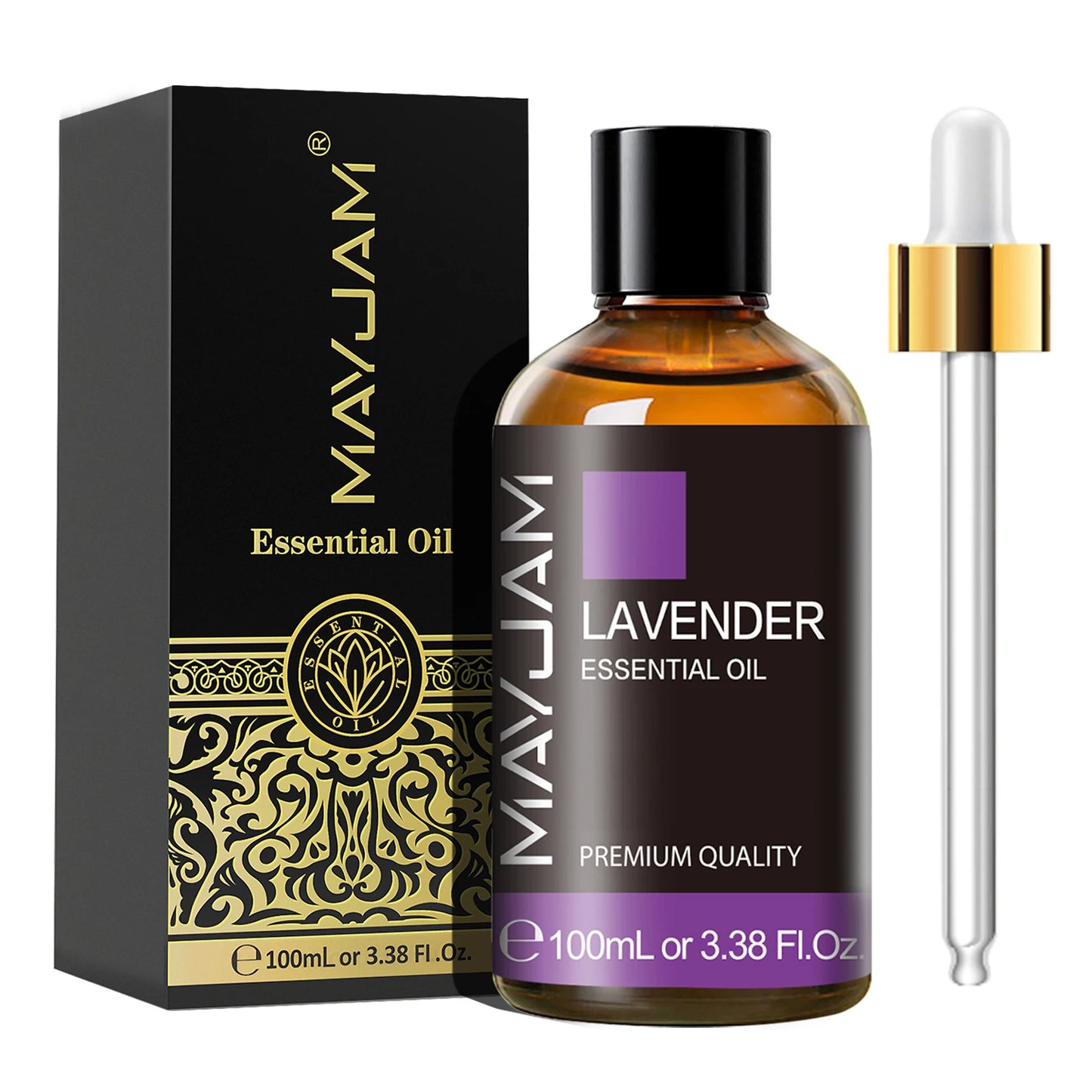 MAYJAM 100ml (3.38 FL OZ) | Pure Essential Oil with Glass Dropper | Aromatherapy Essential Oils