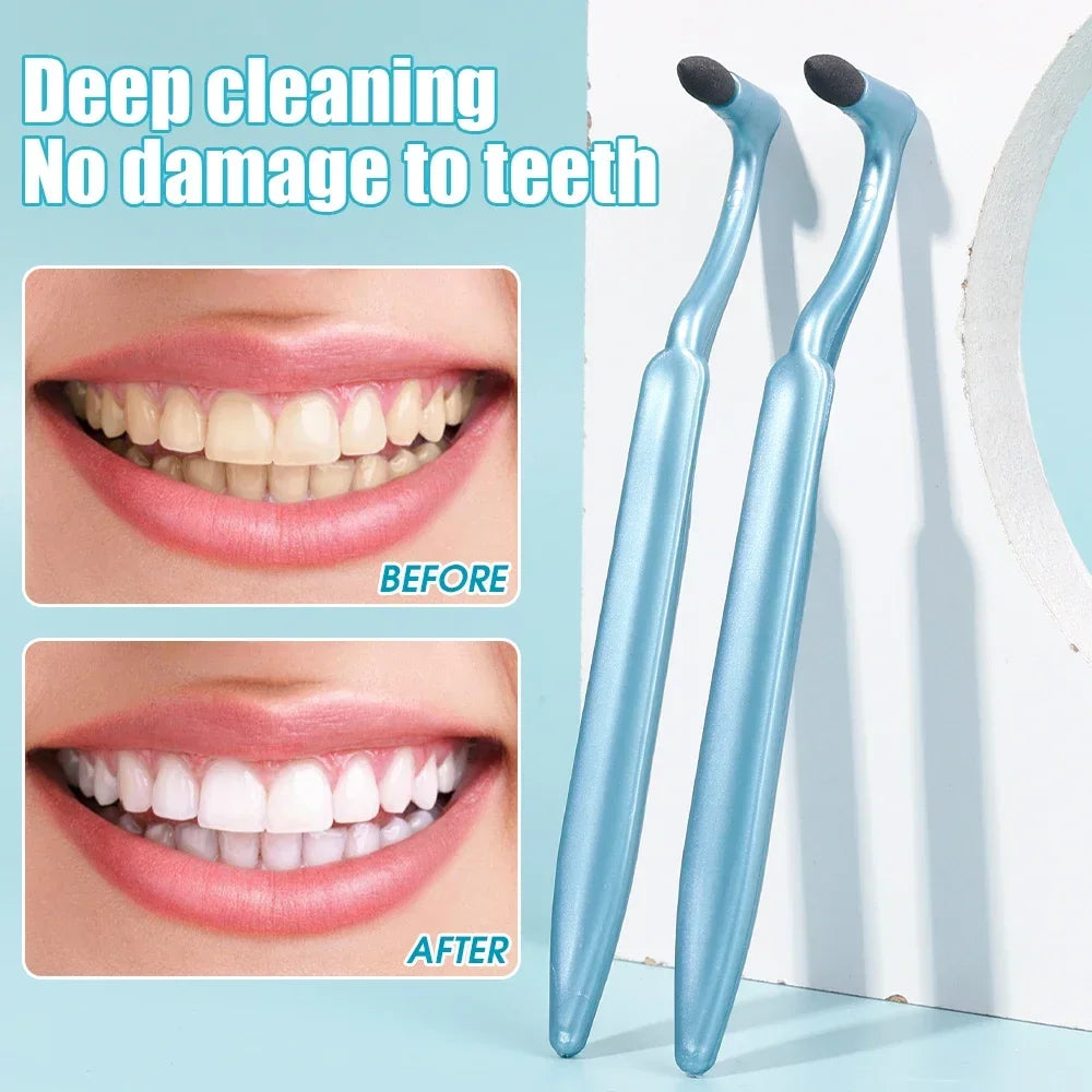 Tooth Stain Deep Cleaning Brush | Deeply Clean Gums Mouth Interdental Brush | No Hurt Teeth | Stain Eraser Remove|  Instant Portable Tool