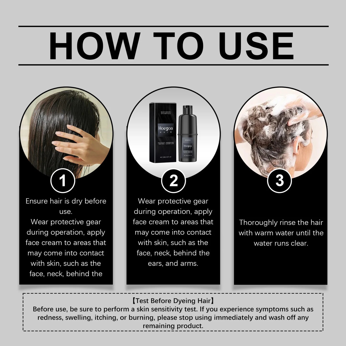 Instant Dye Shampoo | Hair Coloring Shampoo