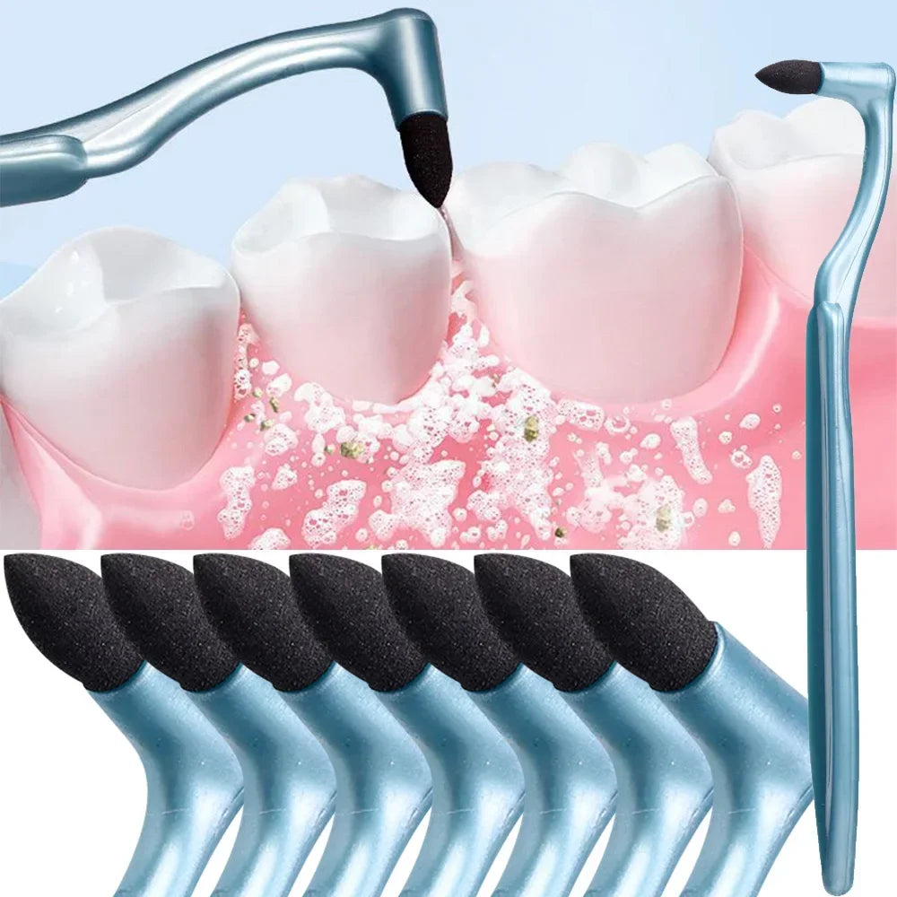 Tooth Stain Deep Cleaning Brush | Deeply Clean Gums Mouth Interdental Brush | No Hurt Teeth | Stain Eraser Remove|  Instant Portable Tool