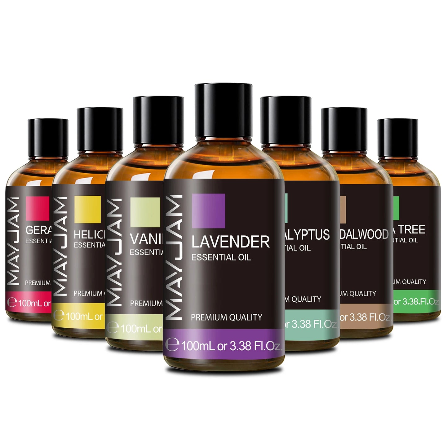 MAYJAM 100ml (3.38 FL OZ) | Pure Essential Oil with Glass Dropper | Aromatherapy Essential Oils