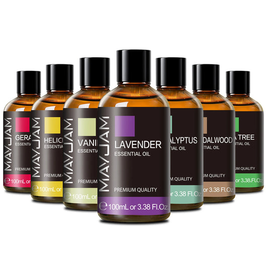 MAYJAM 100ml (3.38 FL OZ) | Pure Essential Oil with Glass Dropper | Aromatherapy Essential Oils