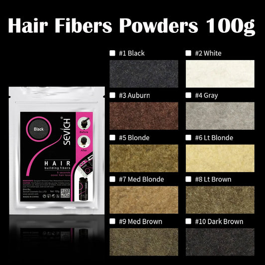 SEVICH Hair Fiber Thickening Powder Spray | Hair Loss Concealer