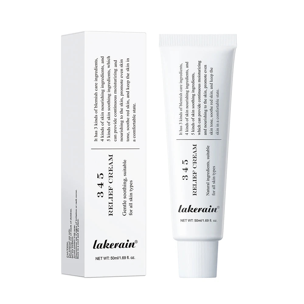 345 Relief Cream | Comprehensive Solution to Skin Problems | Anti-Sugar and Antioxidant Brightening Skin Improving Acne Marks
