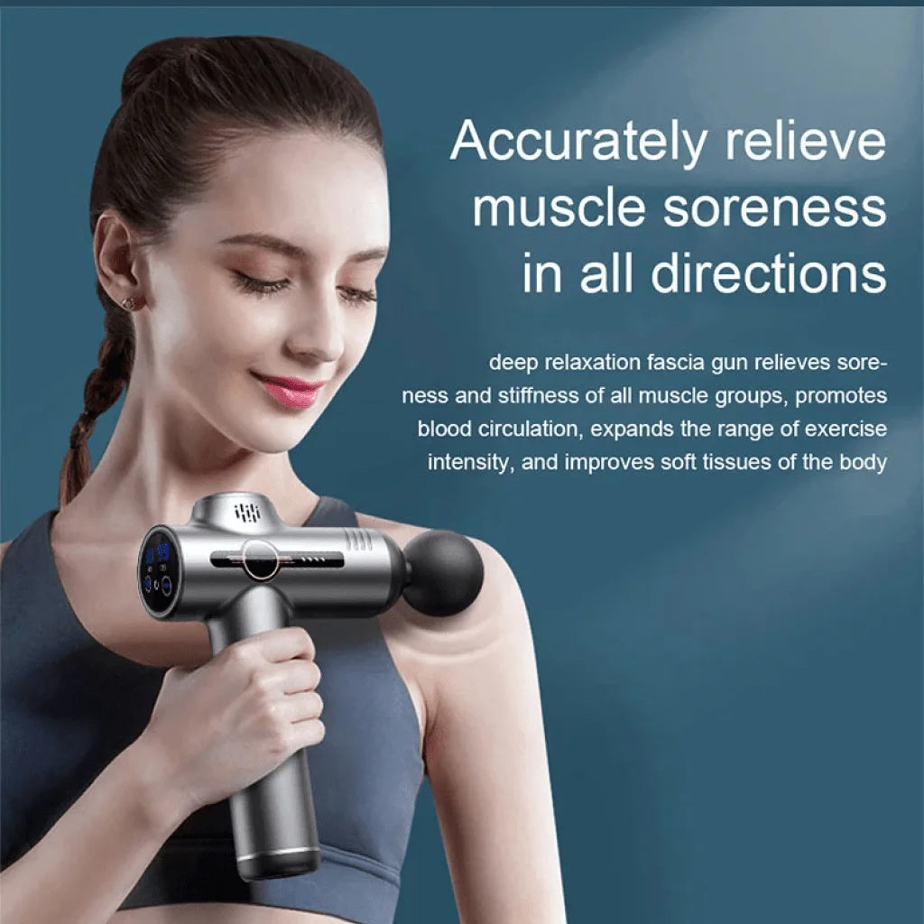 Portable Fascia Gun | Vibration Massage Gun | For Body Neck Back | Deep Muscle Relaxation | Fitness