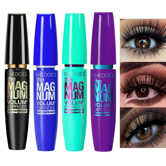 4D Black Mascara | Thickening | Lengthening | Curling | Waterproof | Liquid Fiber Mascara